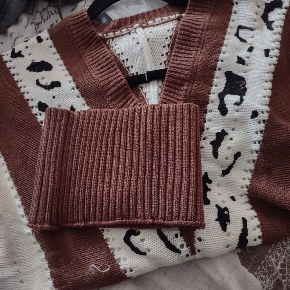 Asvivid color block striped sweater - Picture 7 of 7